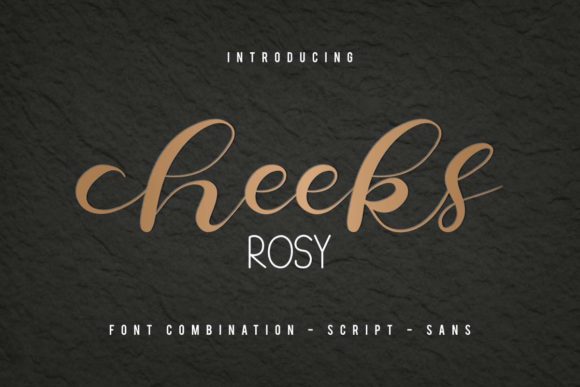 Cheeks Rosy Font