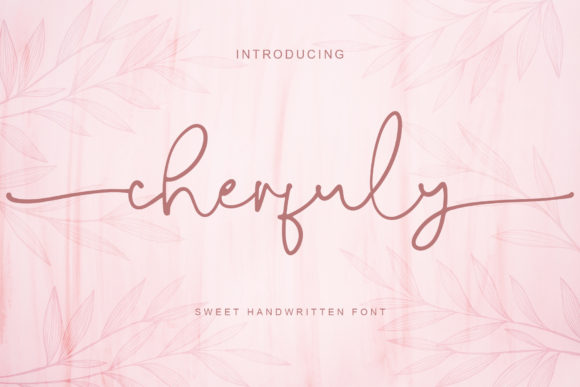 Cherfuly Font Poster 1