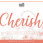 Cherish Font Poster 1