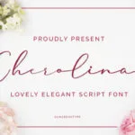 Cherolina Font Poster 1