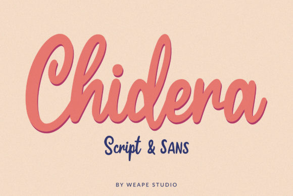 Chidera Font Poster 1