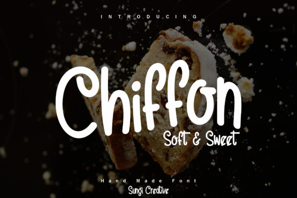 Chiffon Font Poster 1