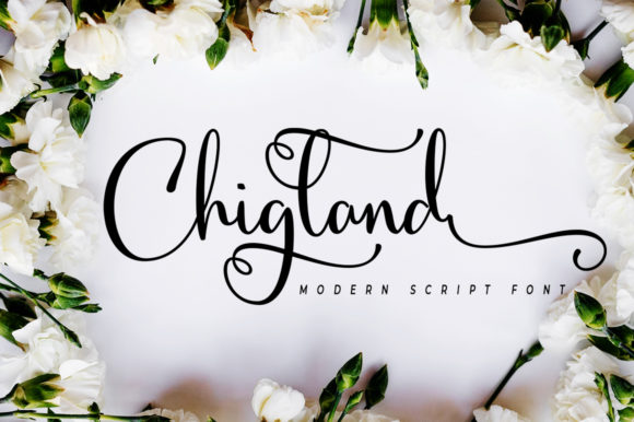 Chigland Font Poster 1