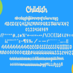 Childish Font Poster 14