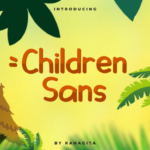 Children Sans Font Poster 1