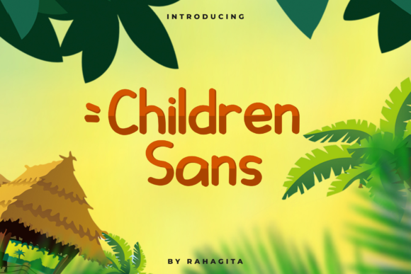 Children Sans Font Children Sans Font Poster 1