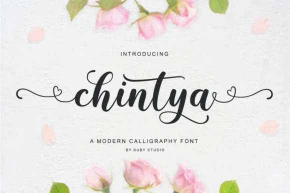 Chintya Font Chintya Font Poster 1