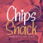 Chips Snack Font Poster 1