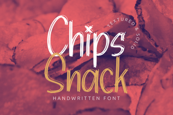 Chips Snack Font Poster 1