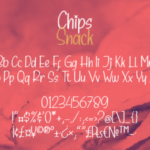 Chips Snack Font Poster 6