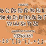 Chocolate Cookie Font Poster 4