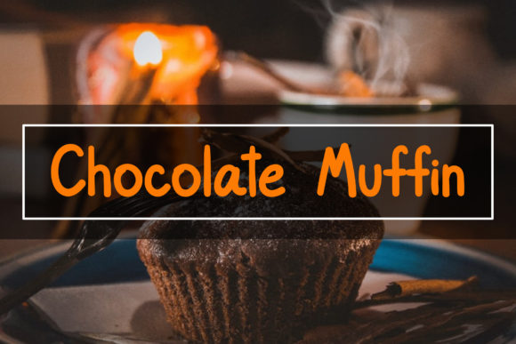 Chocolate Muffin Font Poster 1