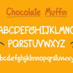 Chocolate Muffin Font Poster 3