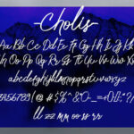 Cholis Font Poster 7