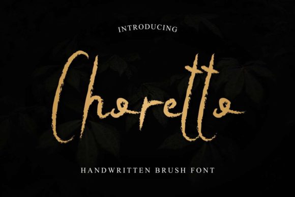 Choretto Font Poster 1