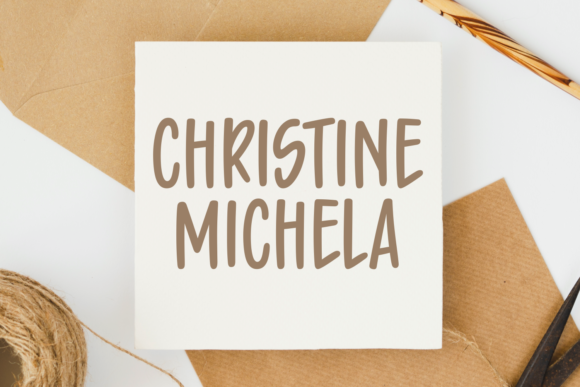 Christine Michela Font Poster 1