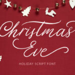 Christmas Eve Font Poster 1