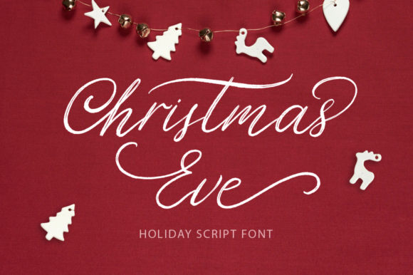 Christmas Eve Font Poster 1