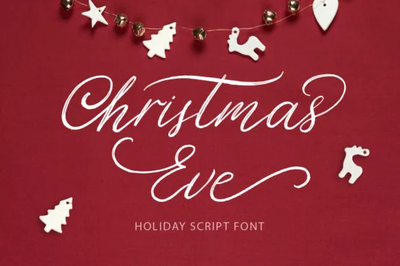Christmas Eve Font Christmas Eve Font Poster 1