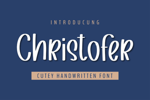 Christofer Font Poster 1