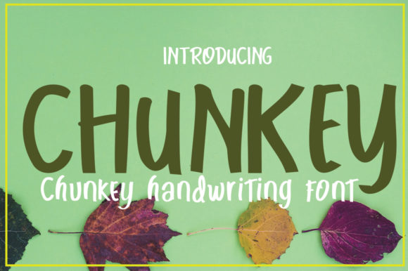 Chunkey Font Poster 1