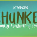 Chunkey Font Poster 7