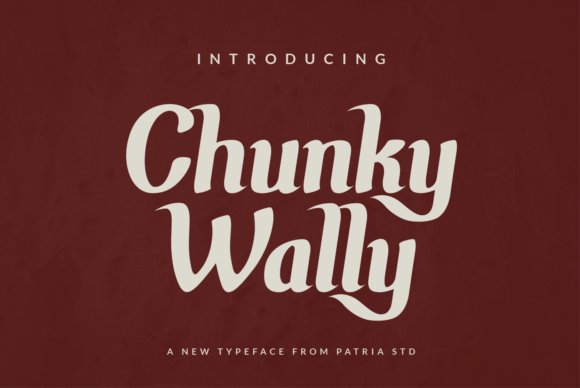 Chunky Wally Font Poster 1