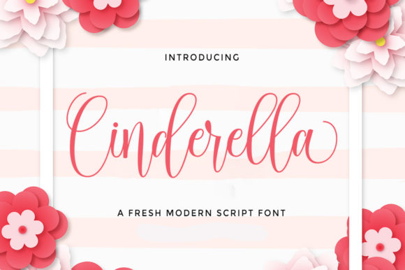 Cinderella Font Poster 1