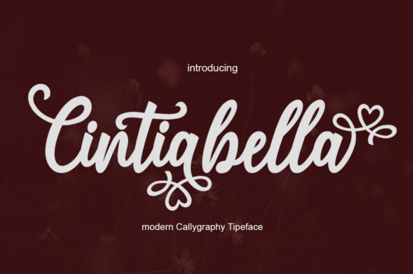 Cintiabella Font Poster 1