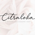 Citraloka Font Poster 1