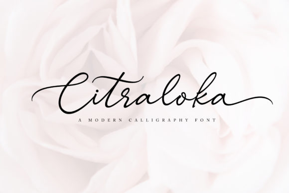 Citraloka Font Poster 1