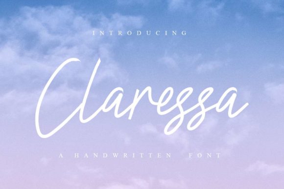 Claressa Font Poster 1