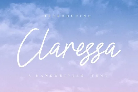 Claressa Font Claressa Font Poster 1