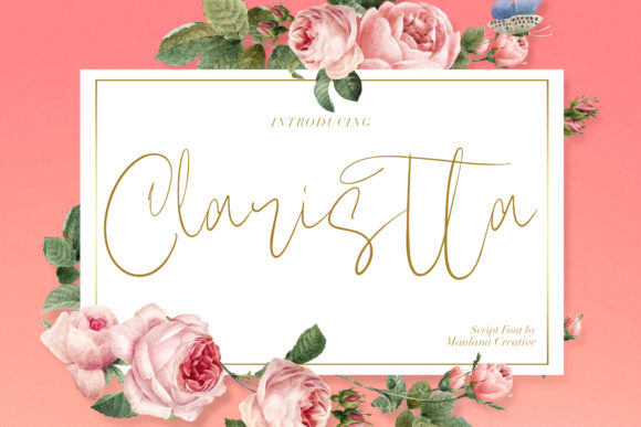 Claristta Font Poster 1
