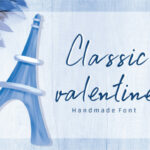 Classic Valentine Font Poster 1