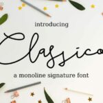 Classico Font Poster 1