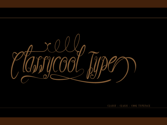 Classycool Font Poster 1