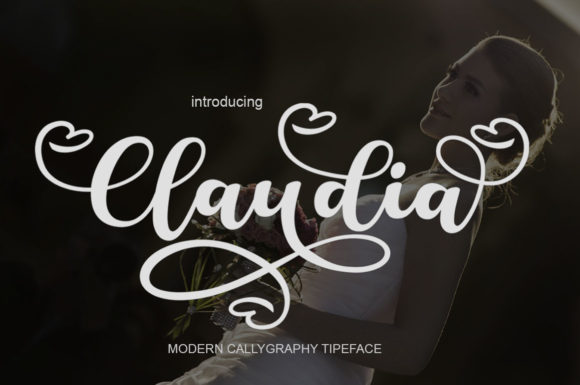 Claudia Font Poster 1