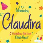 Claudira Font Poster 1