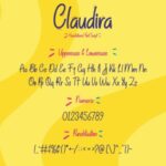 Claudira Font Poster 4