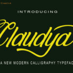 Claudya Font Poster 1