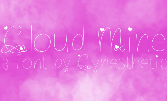 Cloud Mine Font Poster 1