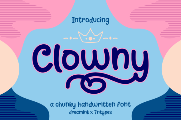 Clowny Font Poster 1