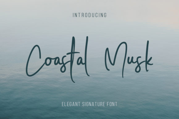 Coastal Musk Font Poster 1