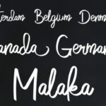 Cobain Aja Font Poster 4