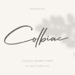 Colbiac Font Poster 1