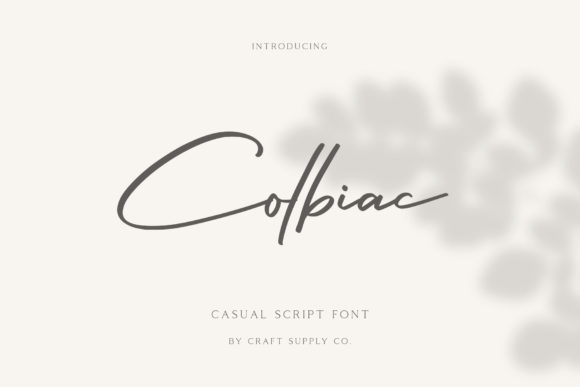 Colbiac Font Poster 1