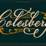 Colesberg Font Poster 1