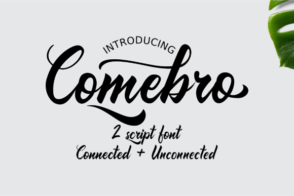 Comebro Font Poster 1