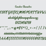 Comebro Font Poster 10